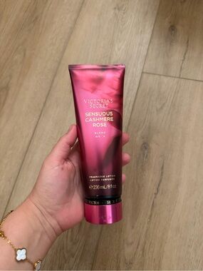 Victoria's Secret Sensuous Cashmere Rose Lotion - Metallic Pink
